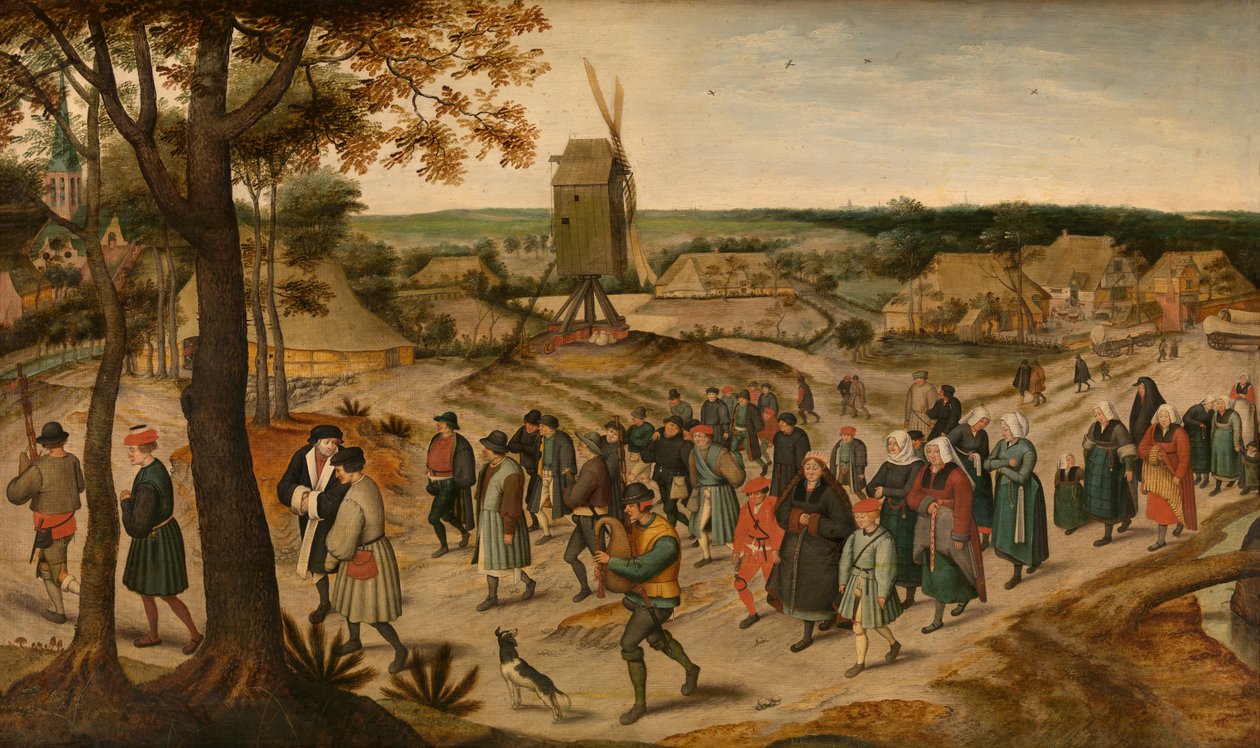 Un corteo nuziale da Pieter the Younger Brueghel