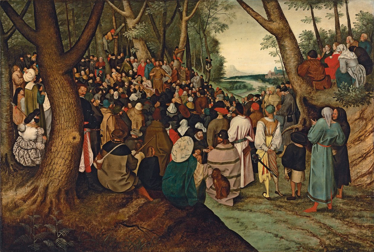 San Giovanni Battista che predica alla moltitudine da Pieter Brueghel the Younger