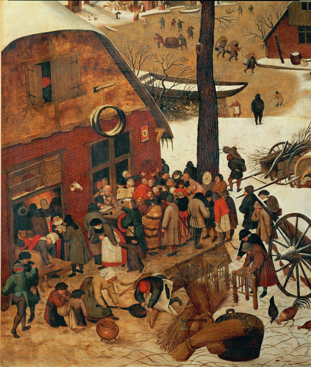 Il censimento a Betlemme (dipinto su tavola) da Pieter the Younger Brueghel