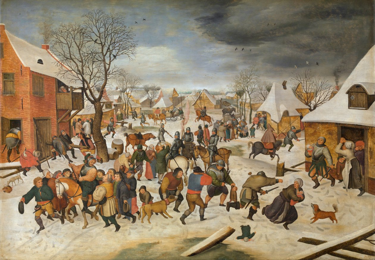 Il massacro dei bambini a Betlemme (olio su tavola) da Pieter the Younger Brueghel