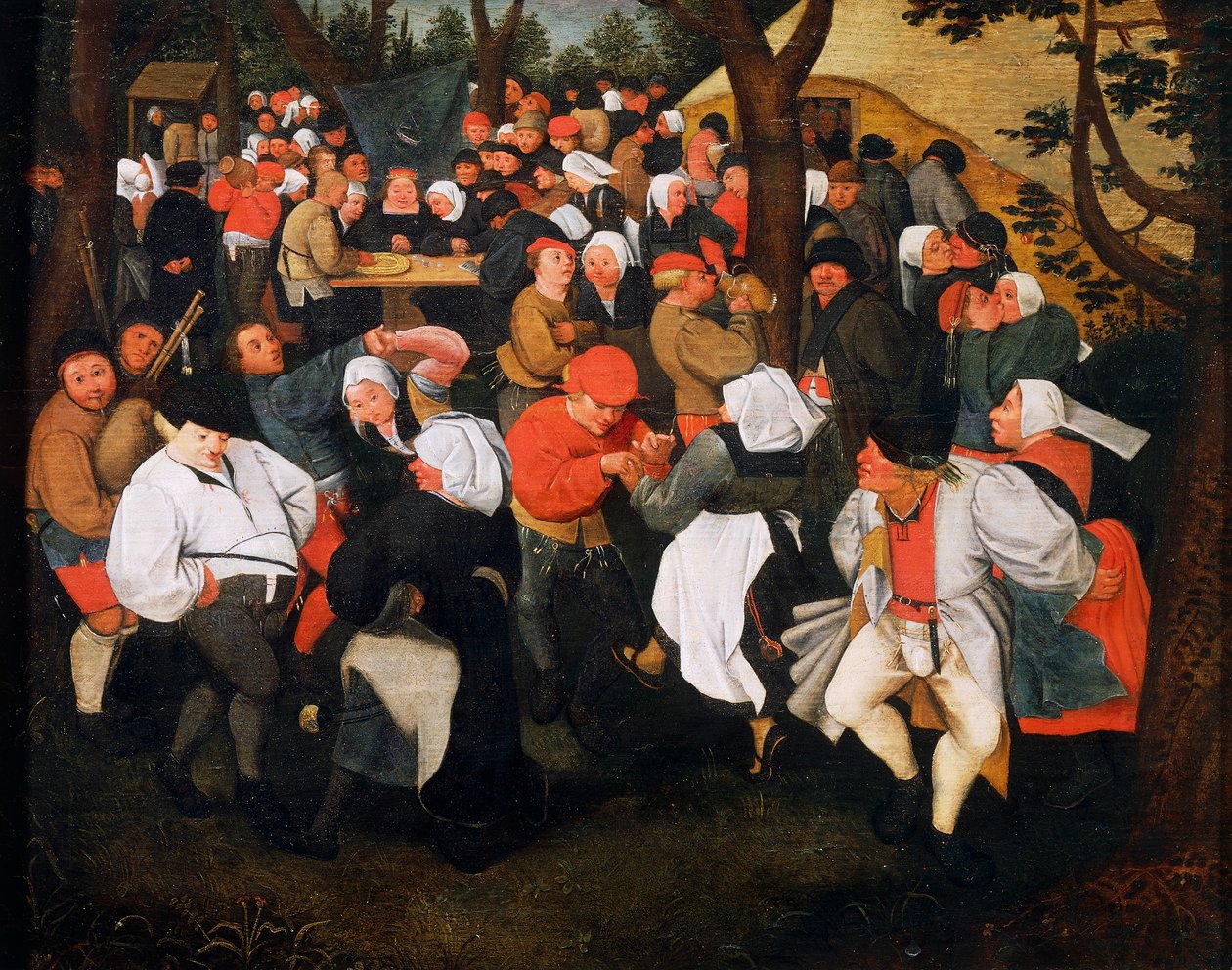 Danza del villaggio da Pieter the Younger Brueghel