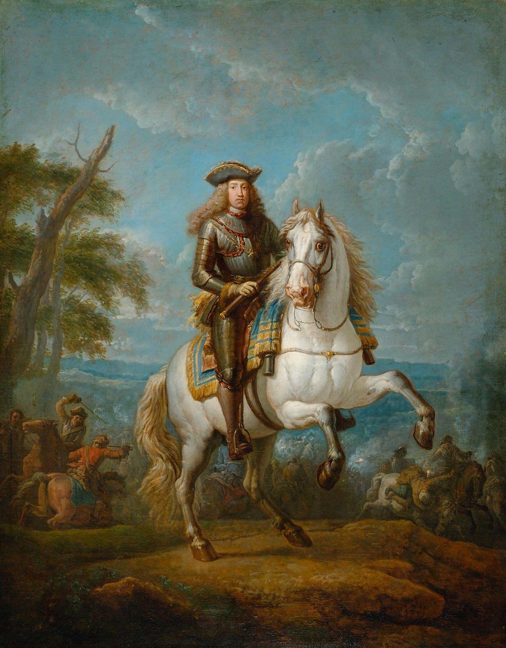 Ritratto equestre di Carlo VI, Sacro Romano Imperatore da Pieter van Bloemen