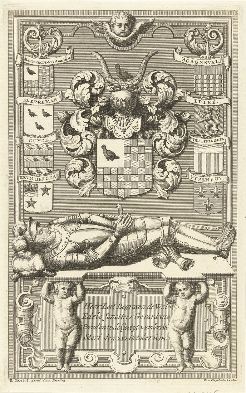 Tomba di Gerard van Randenrode van der Aa da Pieter van Cuyck (I)