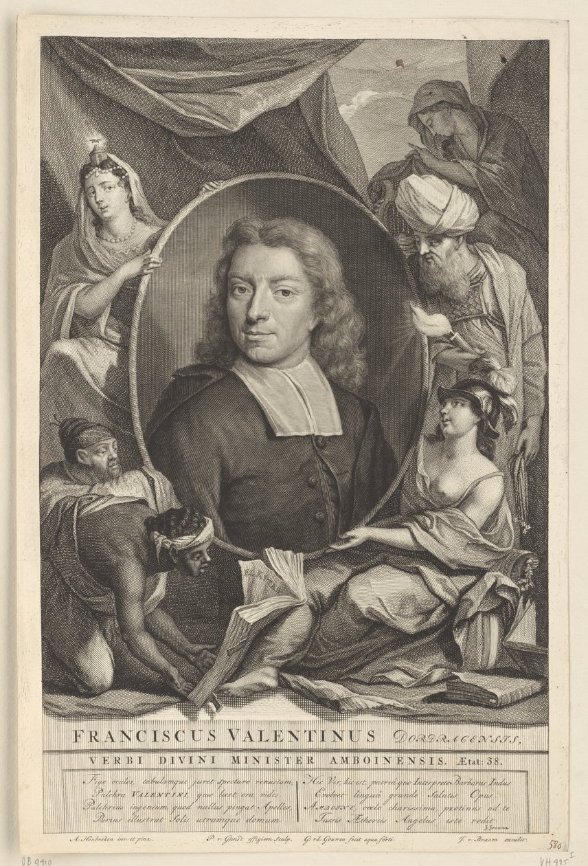 Ritratto di François Valentijn da Pieter van Gunst