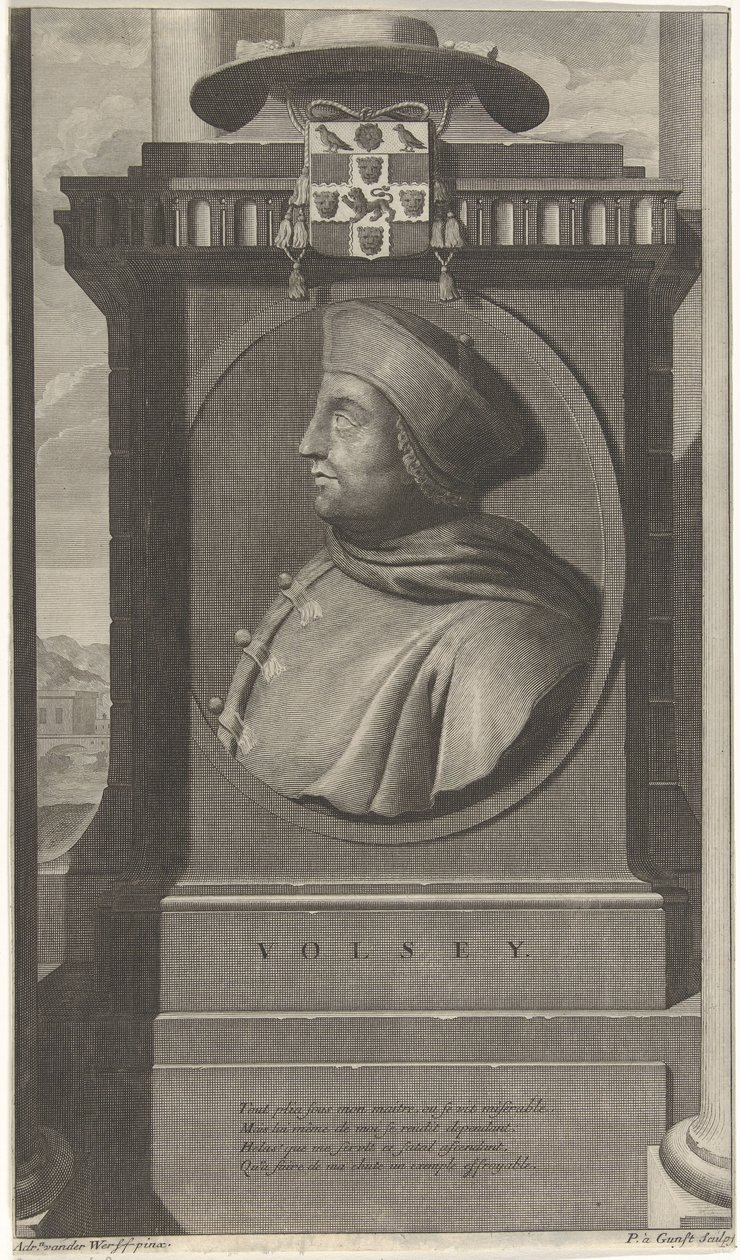 Ritratto del cardinale Wolsey da Pieter van Gunst