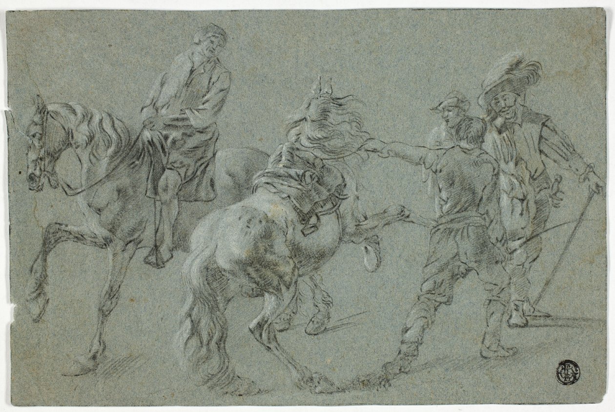 Scuola di equitazione da Pieter van Laer