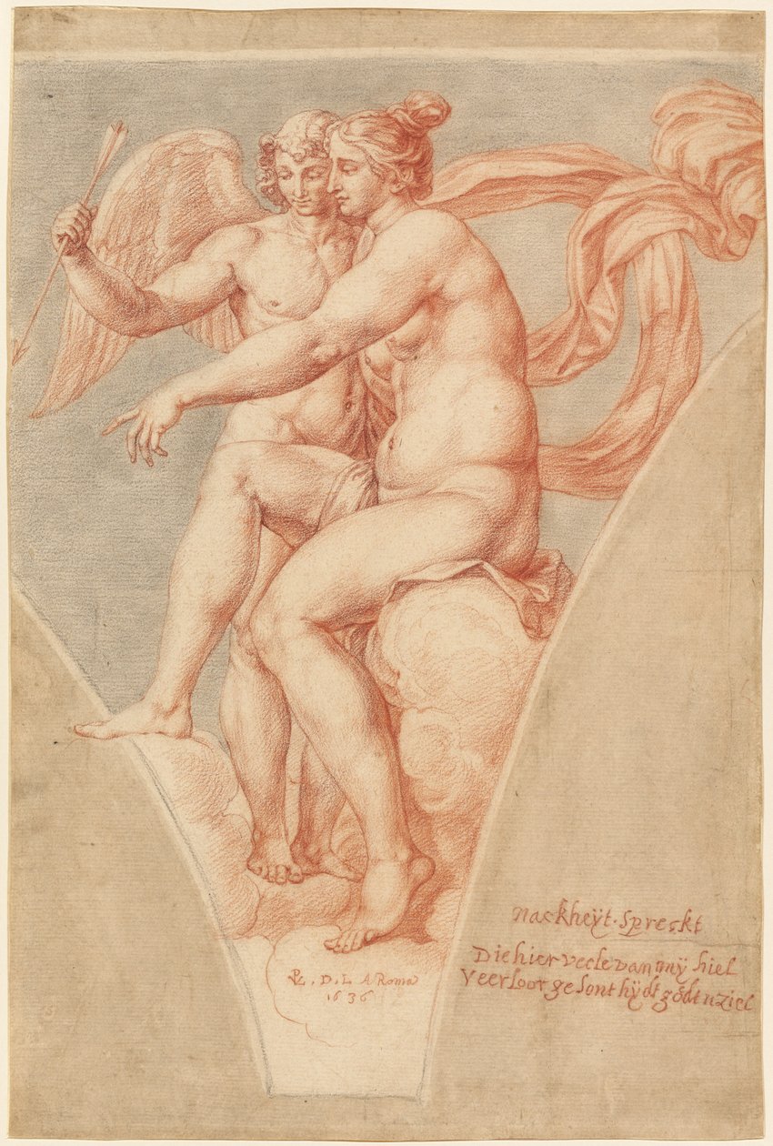 Venere e Cupido (dopo Raffaello) da Pieter van Lint