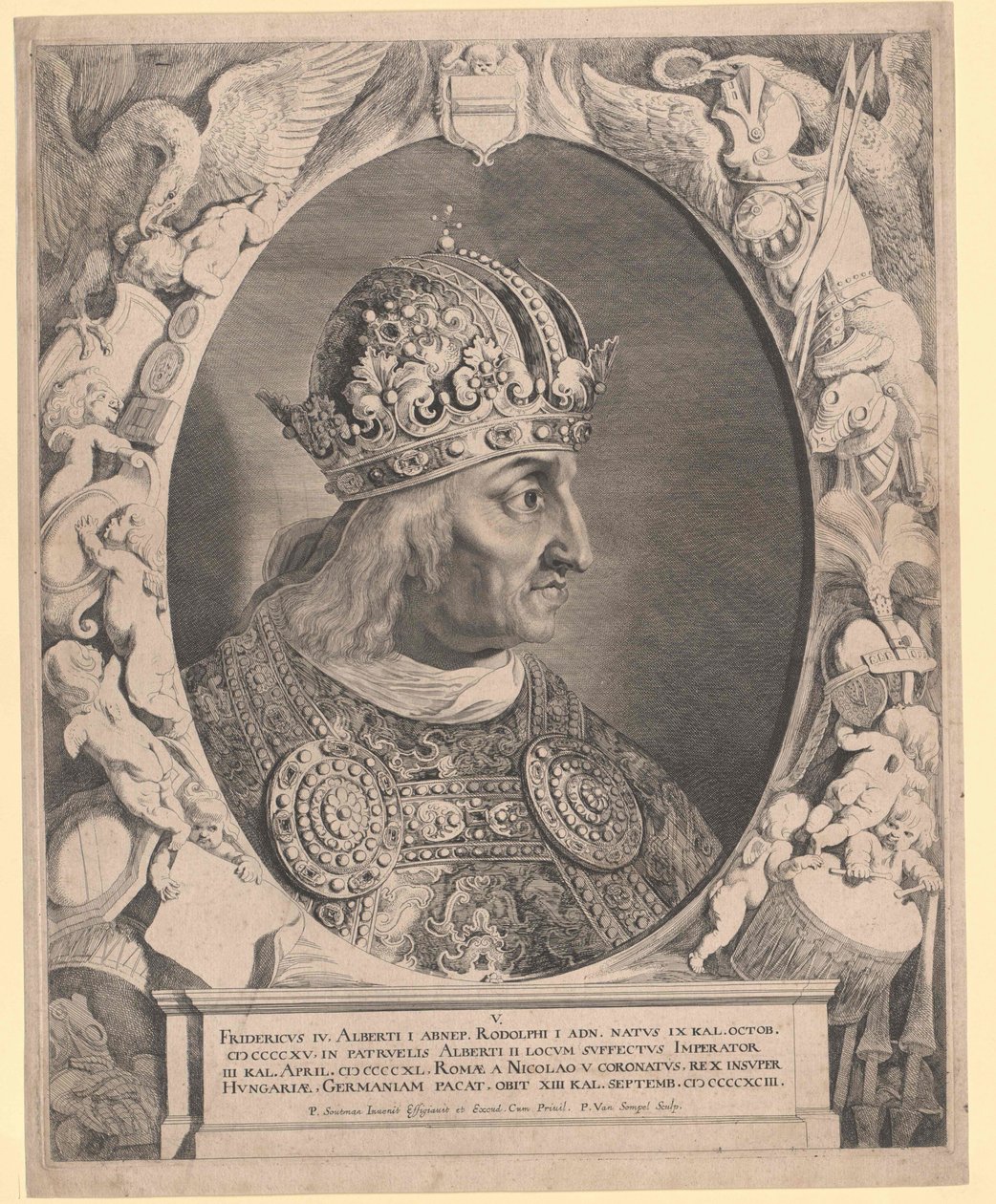 Imperatore del Sacro Romano Impero Federico III da Pieter van Sompel
