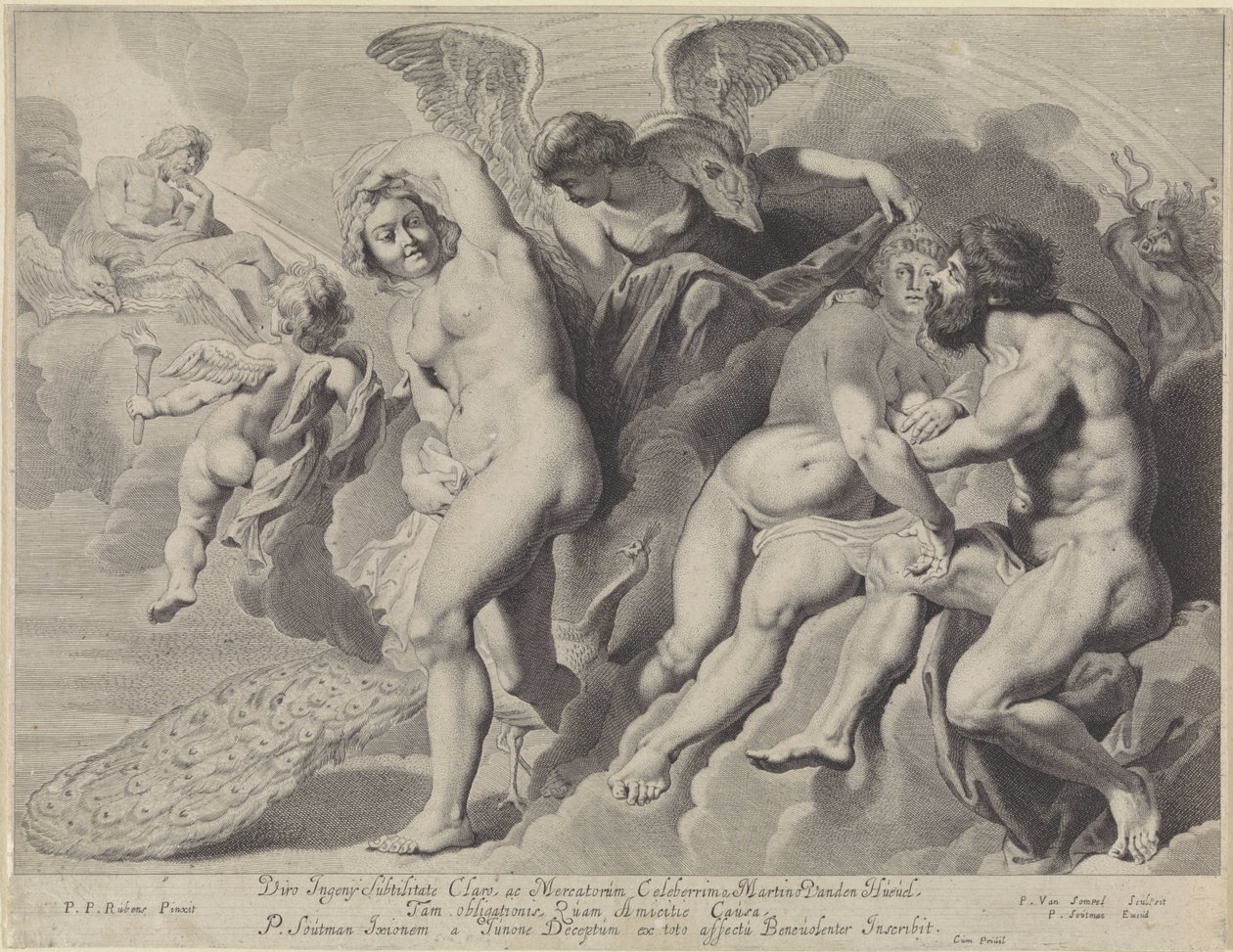 Issione ingannato da Giunone e Giove da Pieter van Sompel