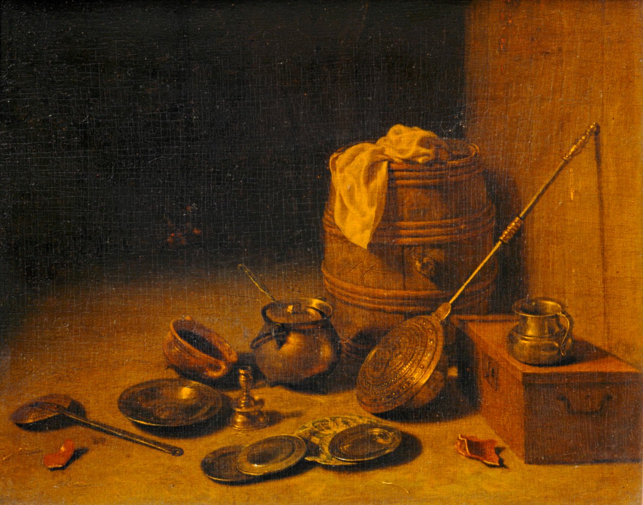 Utensili da cucina - Utensili da cucina ... da Pieter van den (c.1613 c.73) Bosch