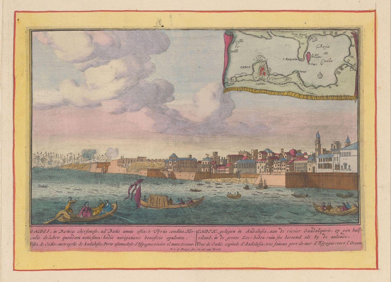 Veduta di Cadice da Pieter van den Berge