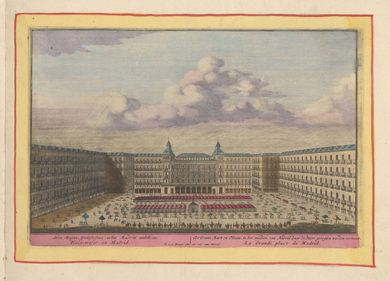 Plaza Mayor a Madrid da Pieter van den Berge