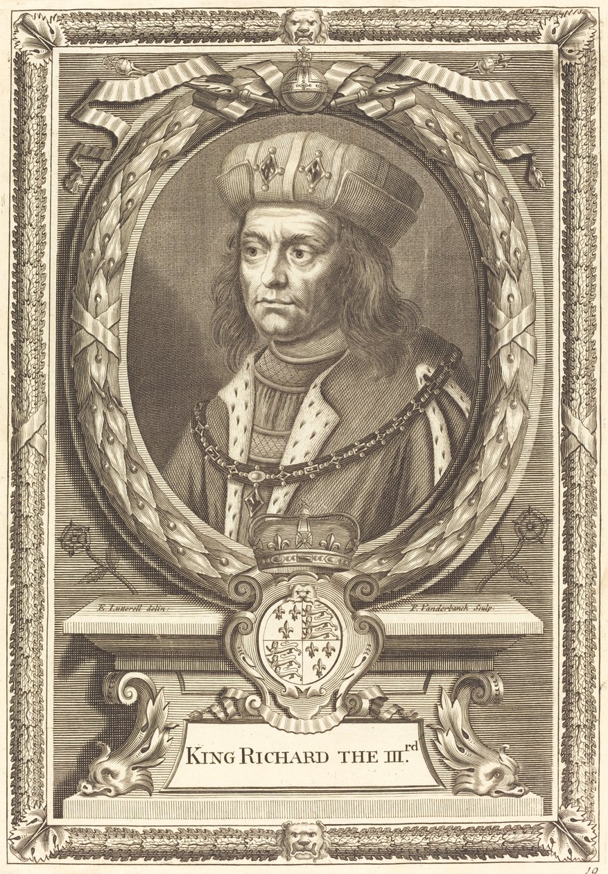 Re Riccardo III da Pieter van der Banck after Edward Lutterell