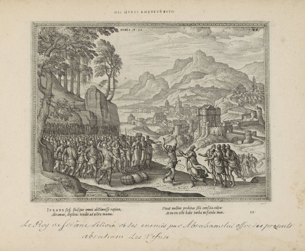 Abramo e il re di Sodoma da Pieter van der Borcht (I)