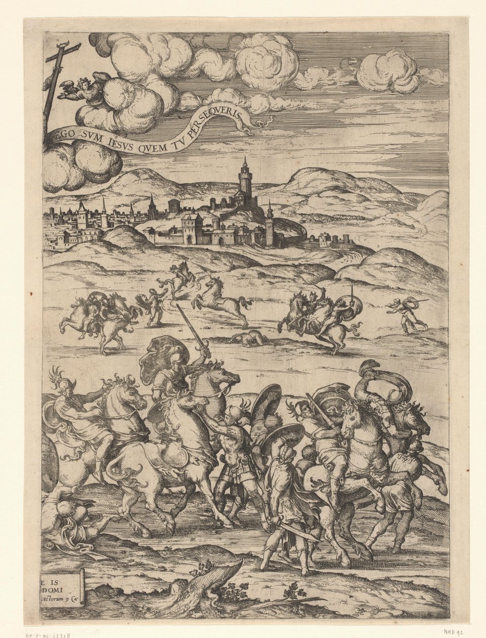 Conversione di Paolo da Pieter van der Borcht (I)