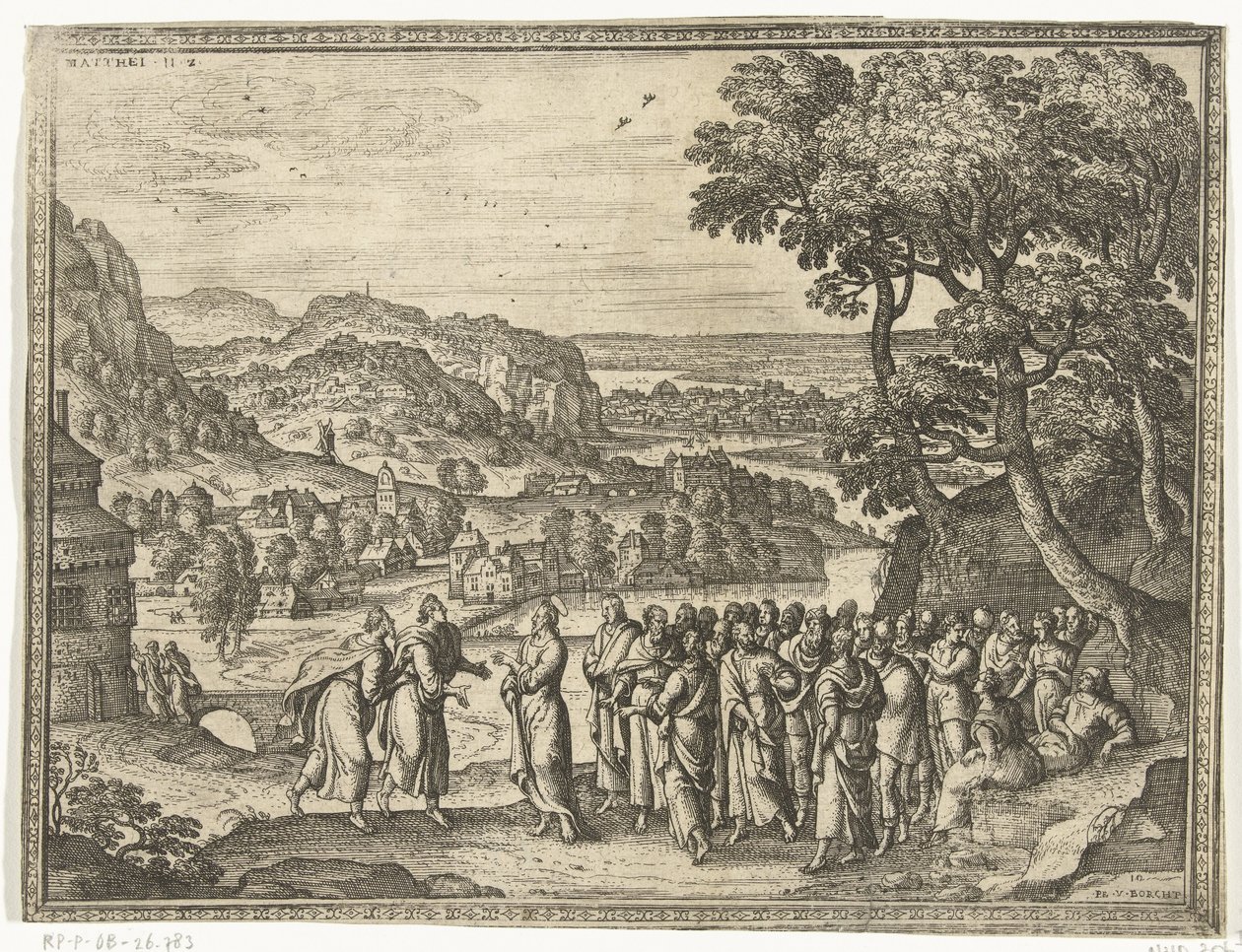 Cristo risponde ai discepoli di Giovanni da Pieter van der Borcht (I)