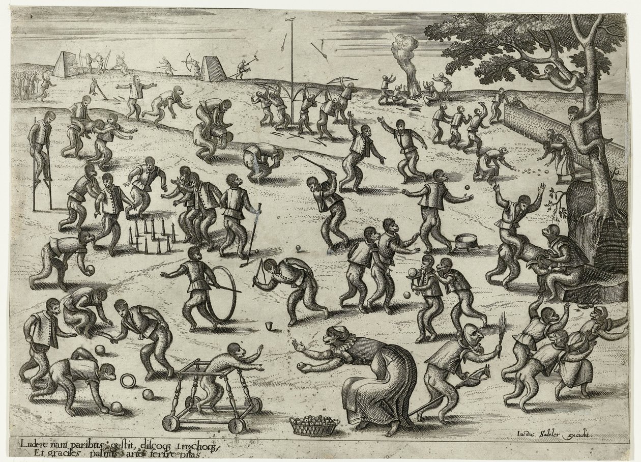 Giochi dei bambini da Pieter van der Borcht (I)