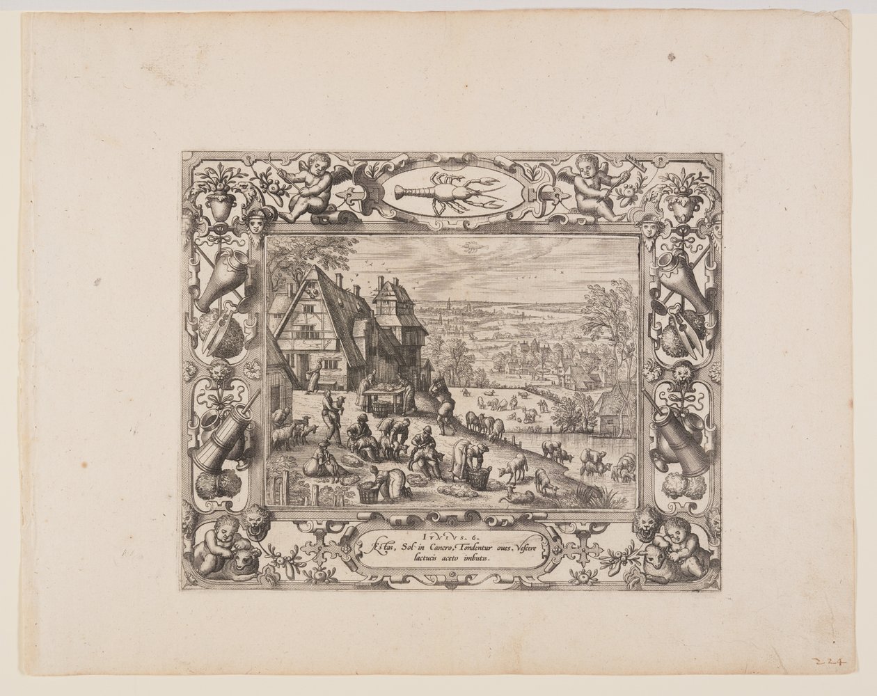 Giugno, da I dodici mesi da Pieter van der Borcht