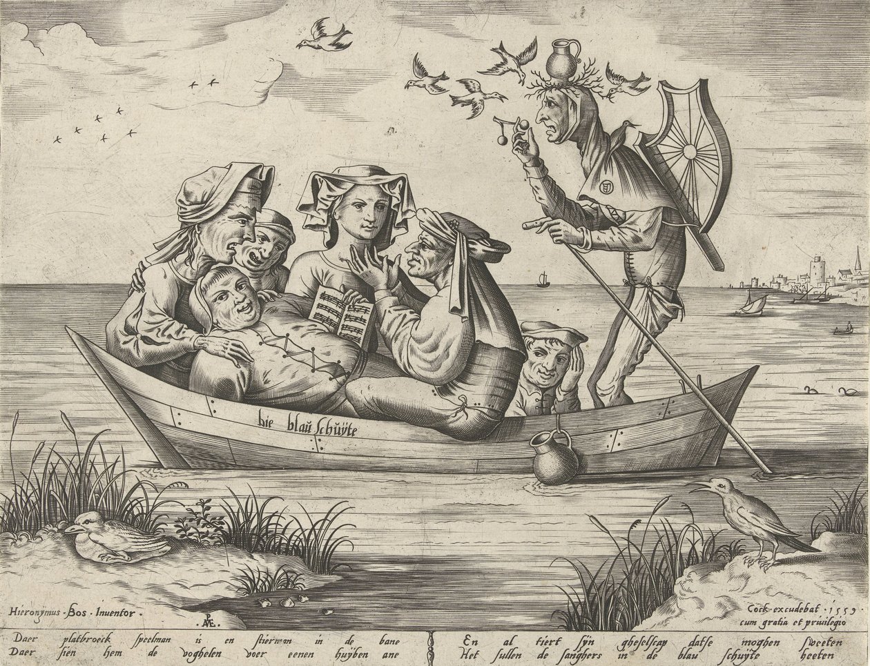 La nave blu da Pieter van der Heyden
