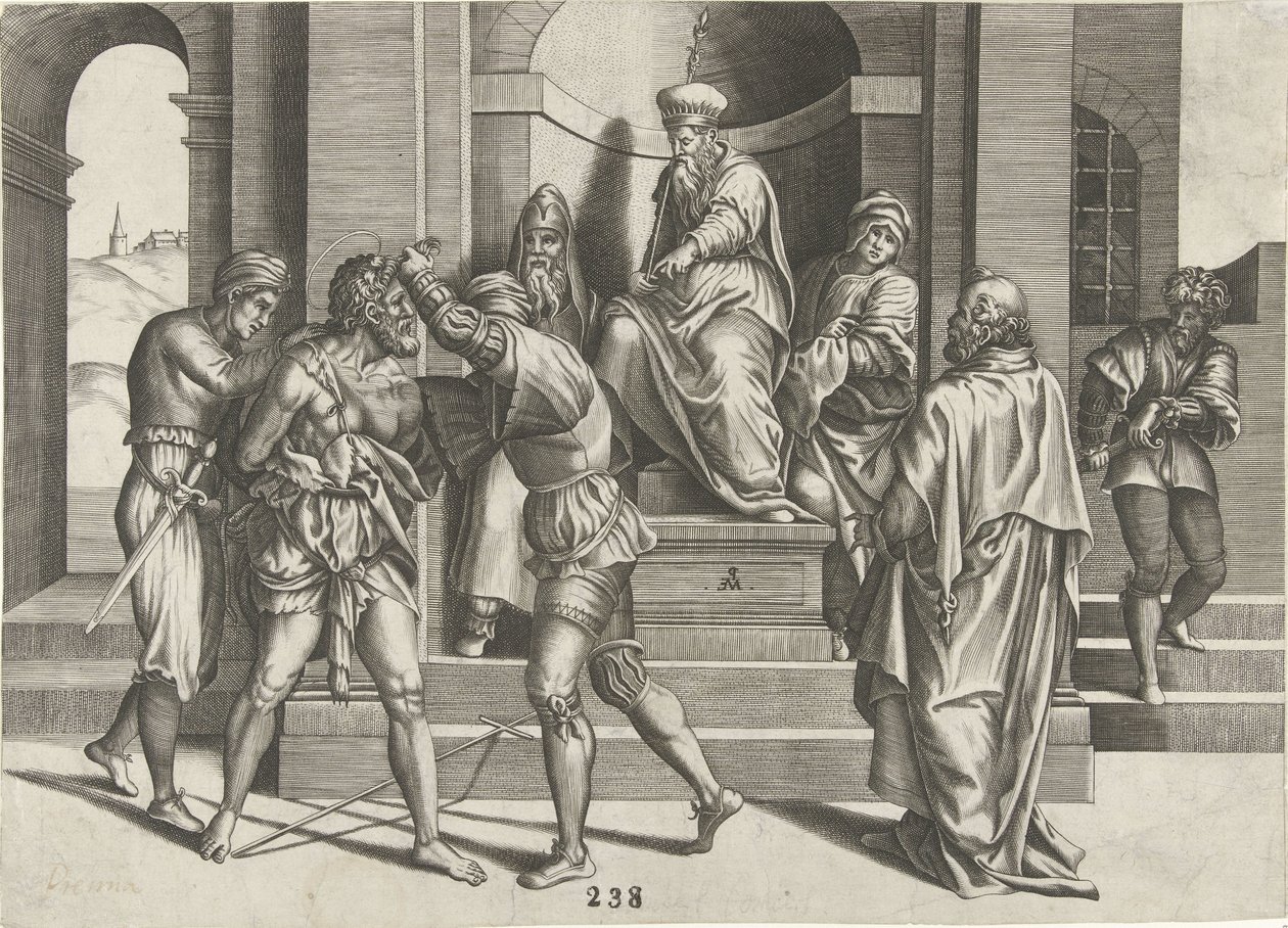 Cattura di Giovanni Battista da Pieter van der Heyden