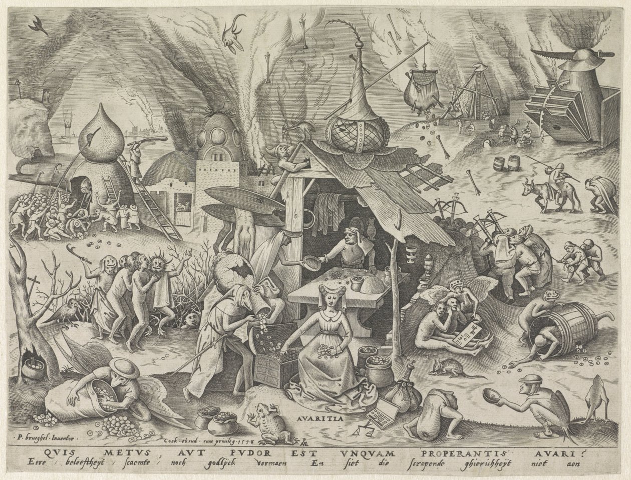 Avarizia da Pieter van der Heyden