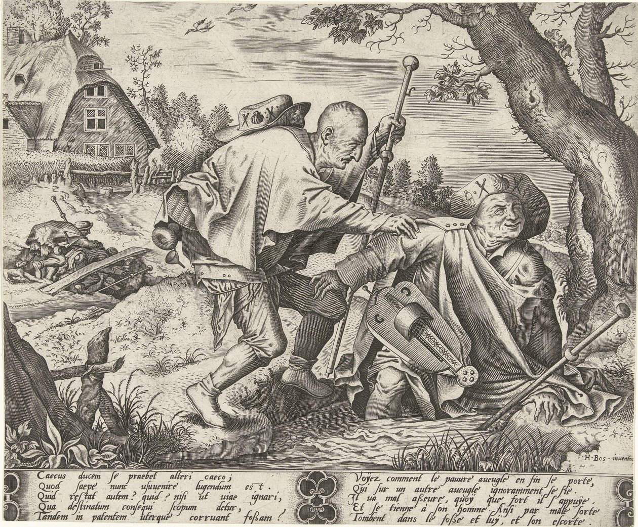 Parabola dei due ciechi da Pieter van der Heyden