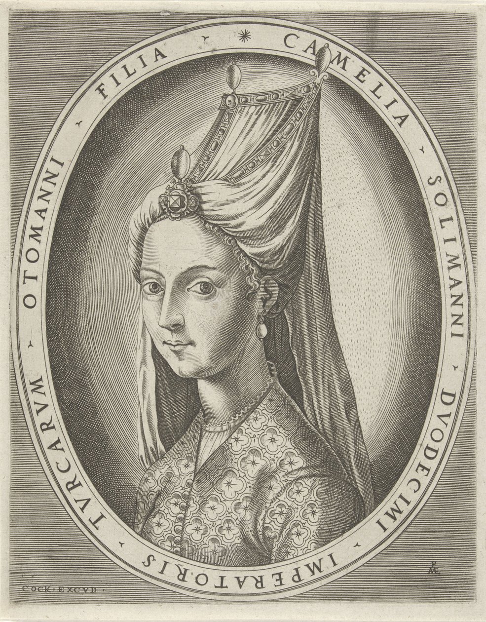 Ritratto di Camalia, figlia di Solimano I il Magnifico da Pieter van der Heyden