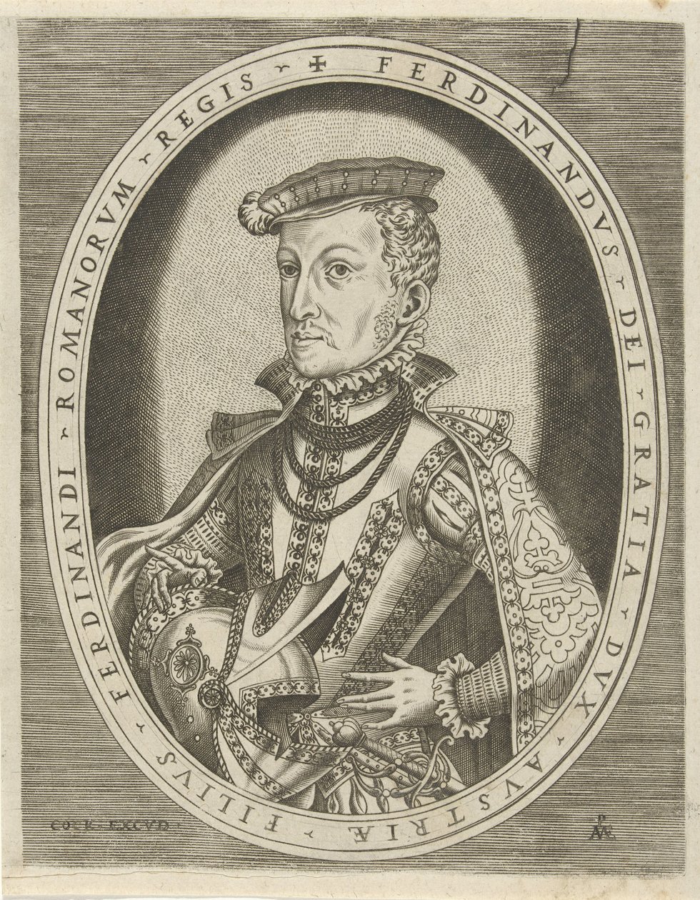 Ritratto di Ferdinando II del Tirolo da Pieter van der Heyden