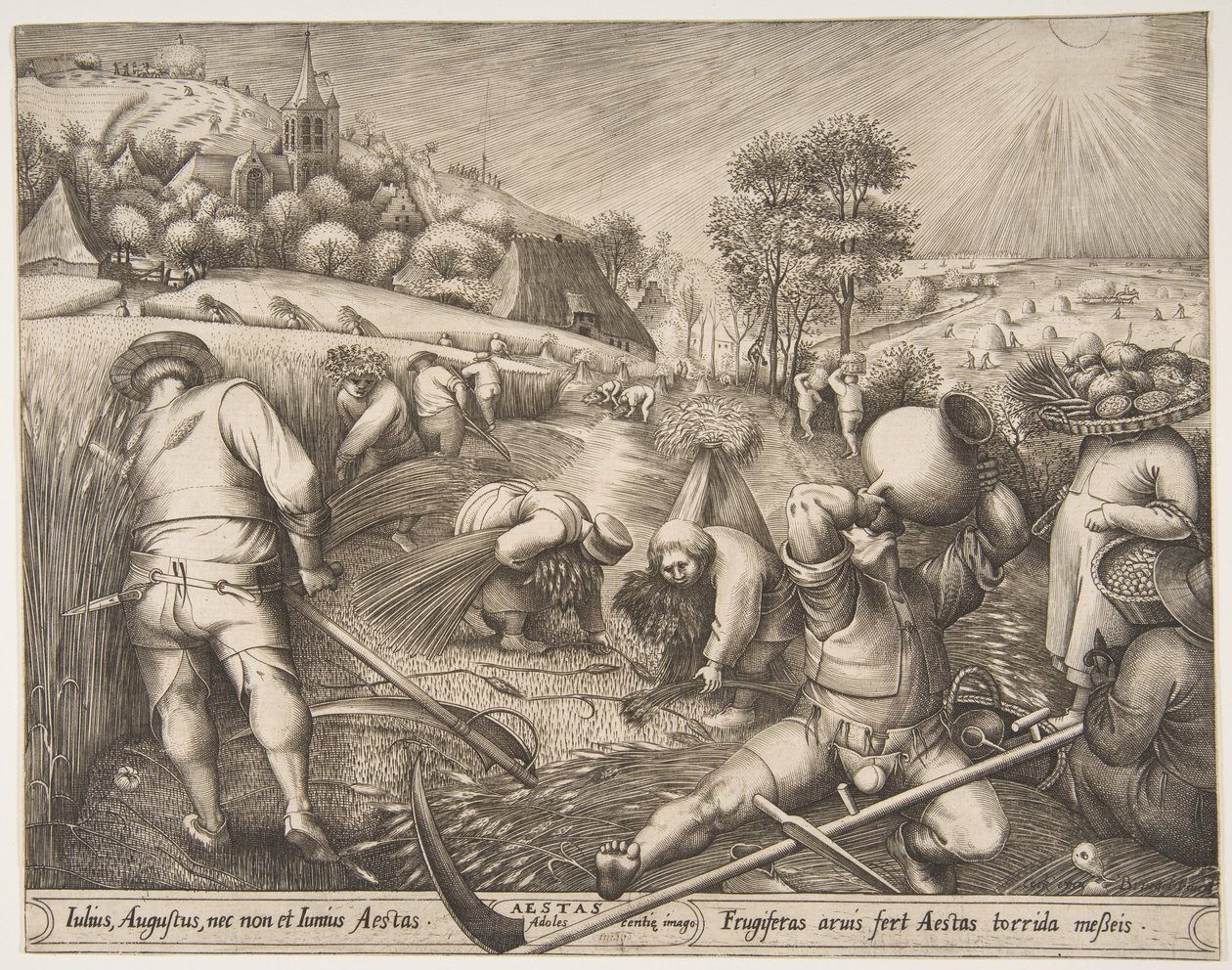 Estate Aestas dalla serie Le stagioni da Pieter van der Heyden