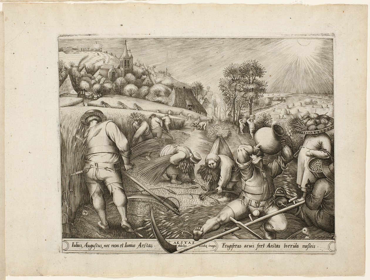 Estate, da Le quattro stagioni da Pieter van der Heyden