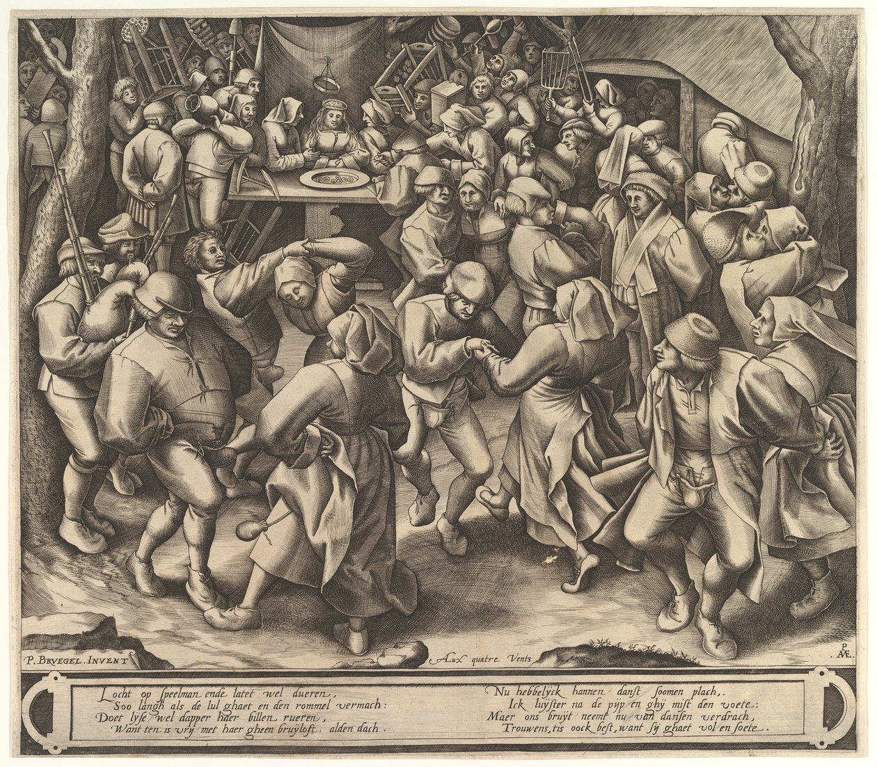 La danza nuziale del contadino da Pieter van der Heyden