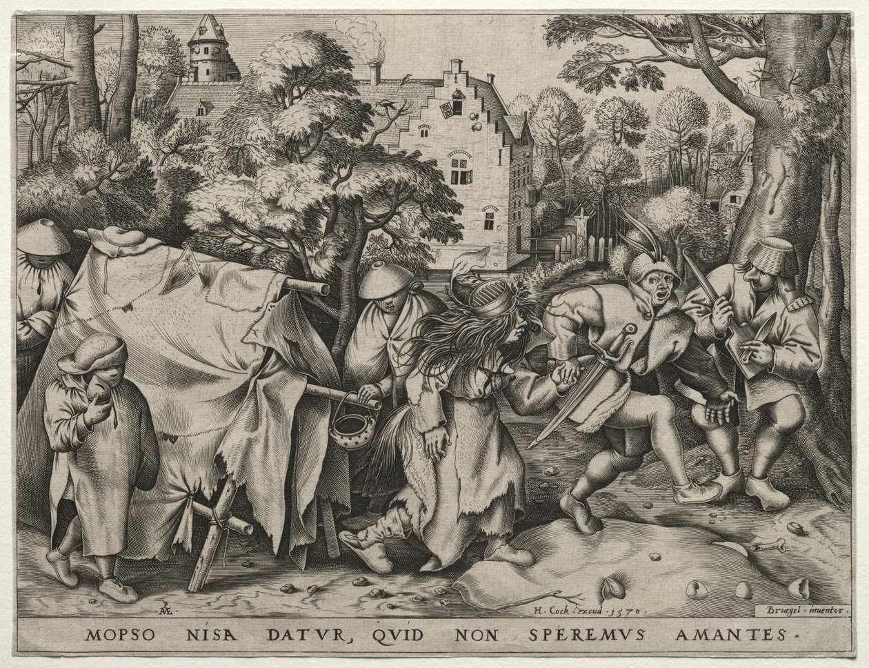Il Matrimonio di Mopsus e Nisa da Pieter van der Heyden