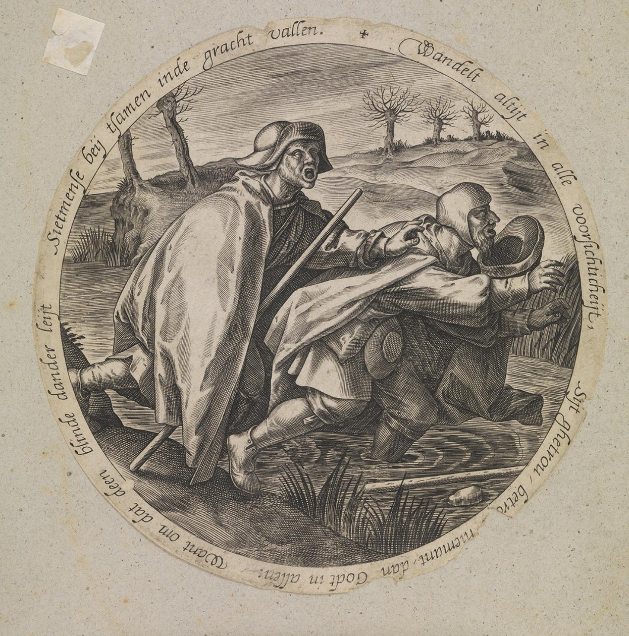 I ciechi che guidano i ciechi da Pieter van der Heyden