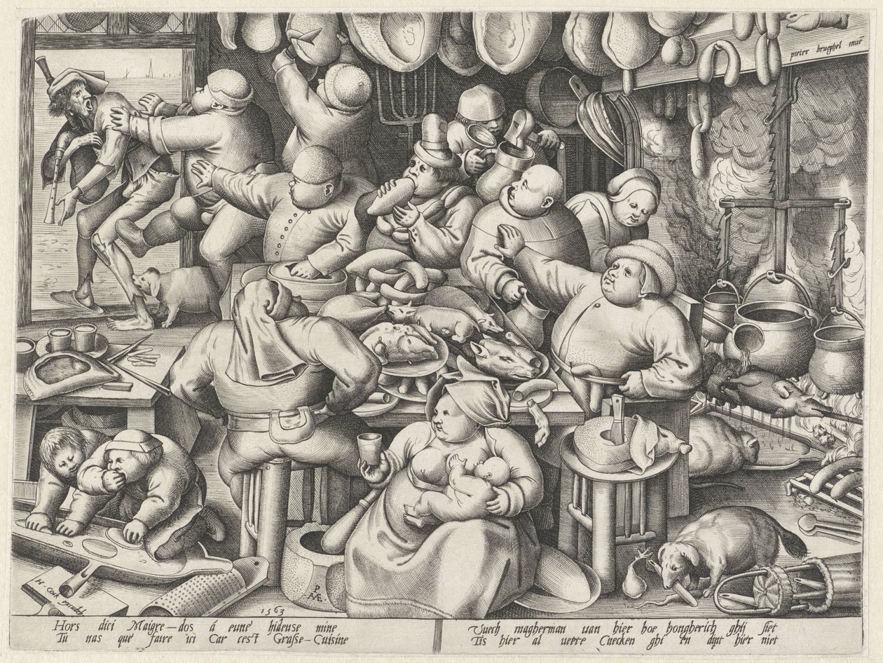 Cucina grassa da Pieter van der Heyden