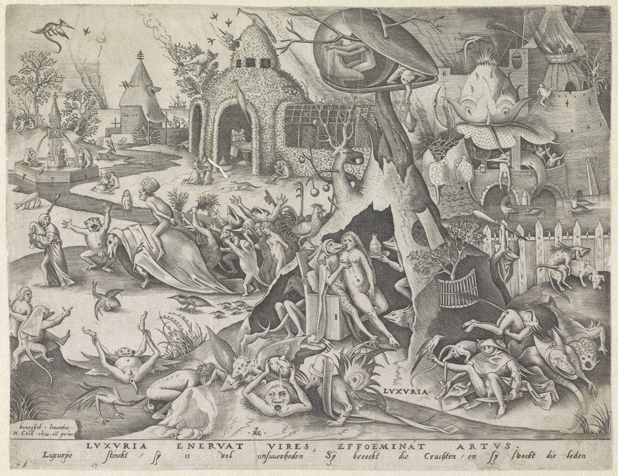 Lussuria (De zeven hoofdzonden) da Pieter van der Heyden