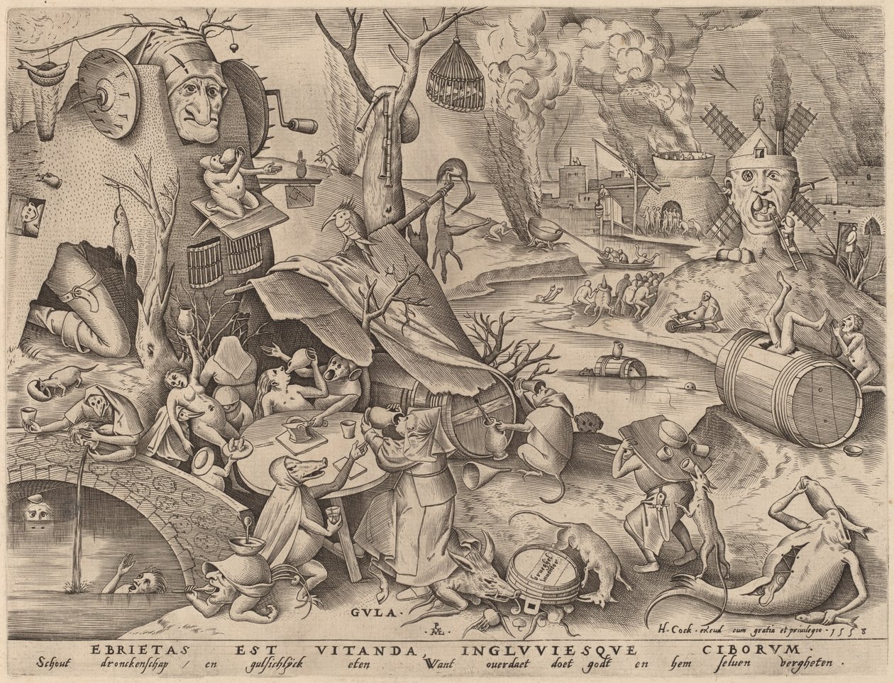 Gola da Pieter van der Heyden after Pieter Bruegel the Elder