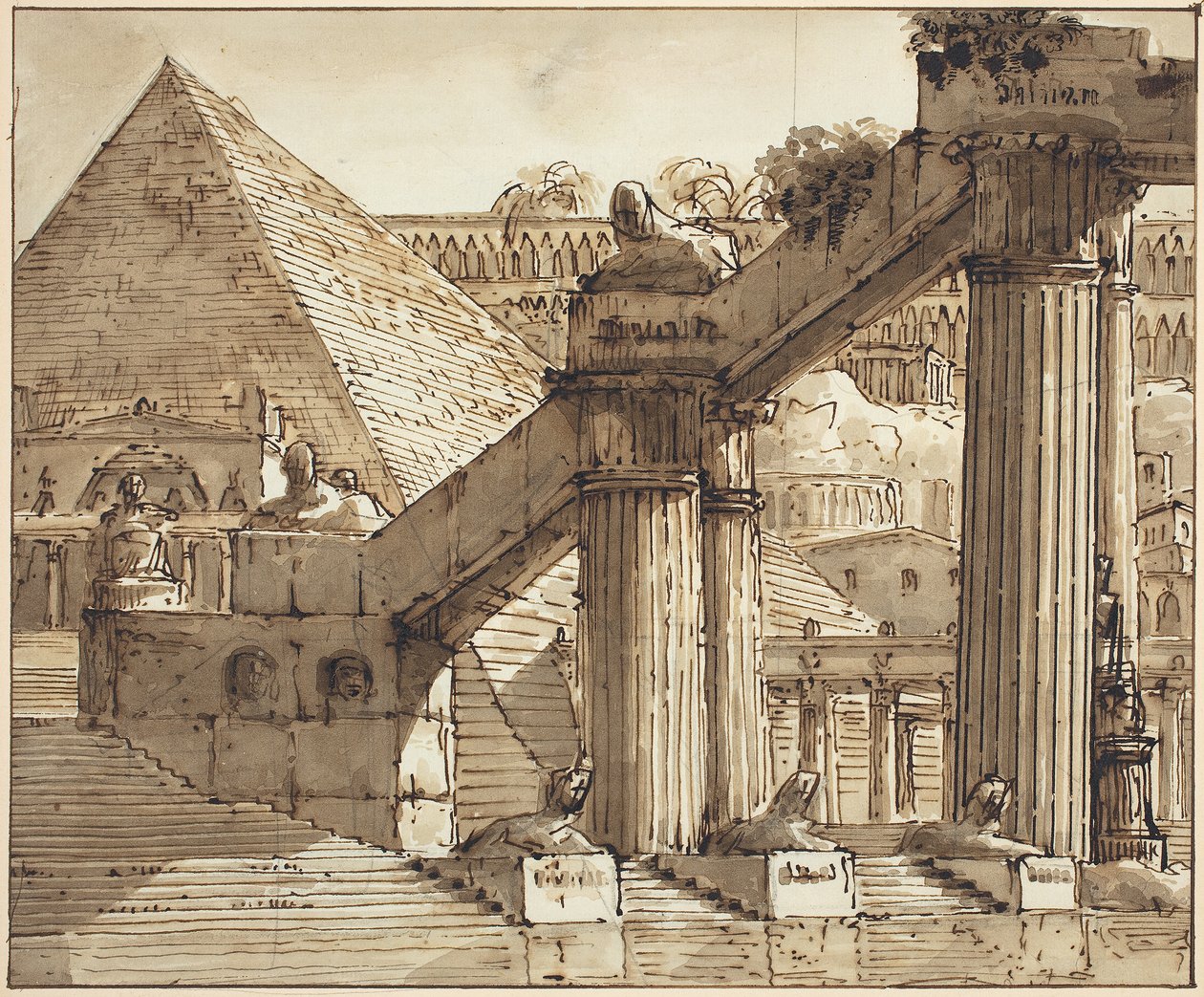Scenografia Egiziana da Pietro Gonzaga