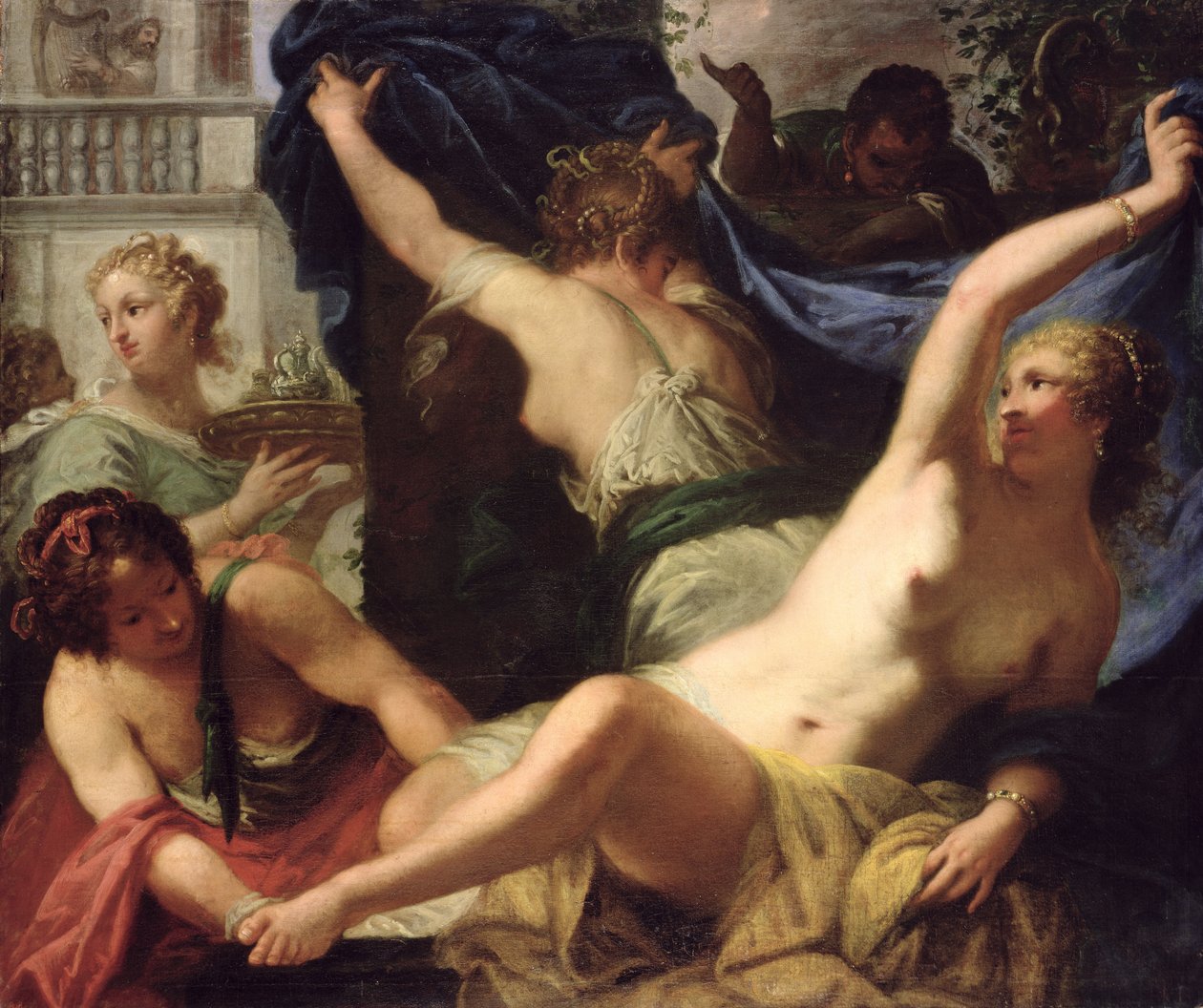 Betsabea al Bagno, 1655-70 da Pietro Liberi