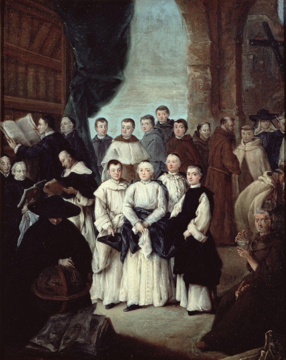 Frati a Venezia da Pietro Longhi