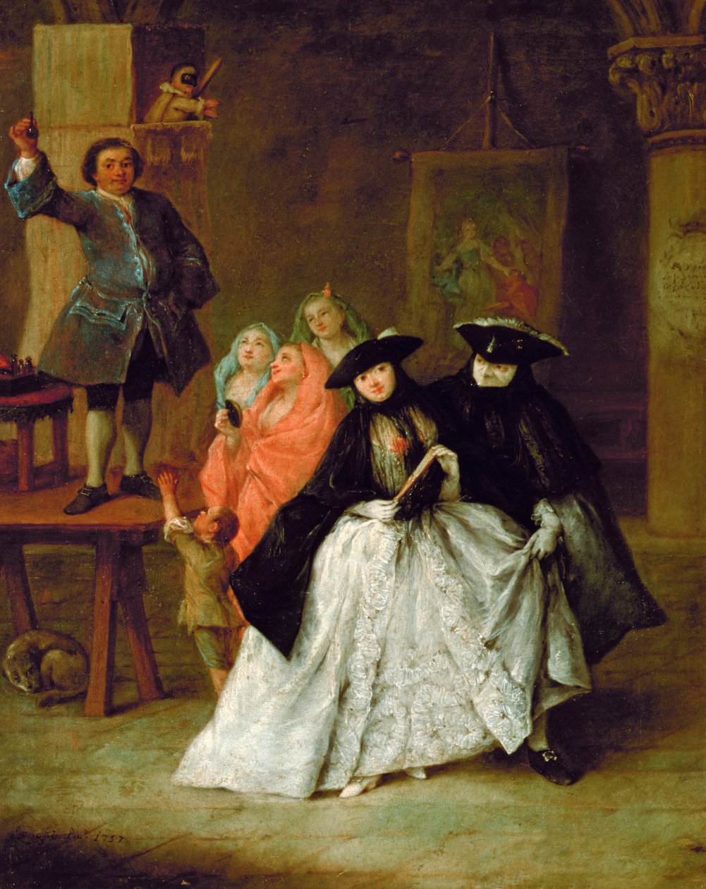 Il ciarlatano, 1757 da Pietro Longhi