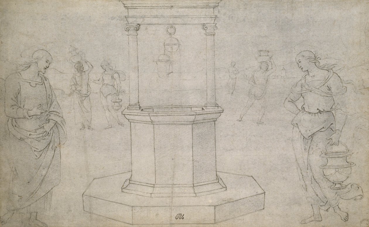 Cristo e la donna di Samaria da Pietro Perugino