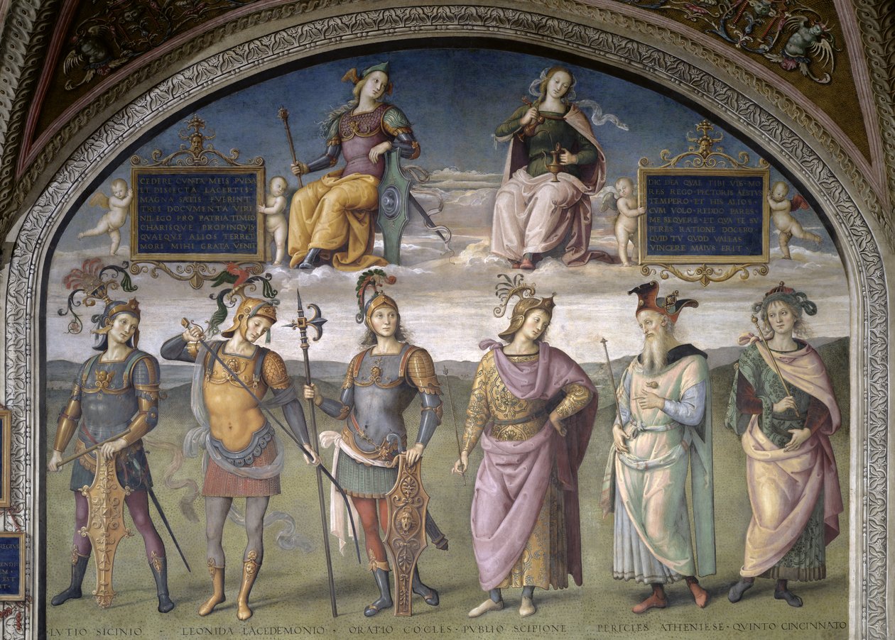 Lunetta della Fortuna e della Temperanza, dalla Sala dell