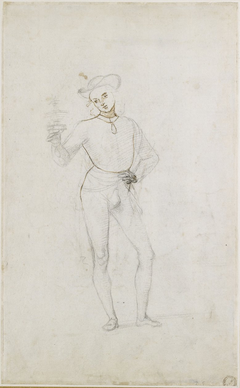 Studio per una figura in un