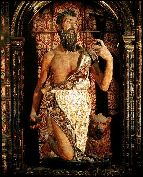 San Girolamo (legno policromo) da Pietro Torrigiano