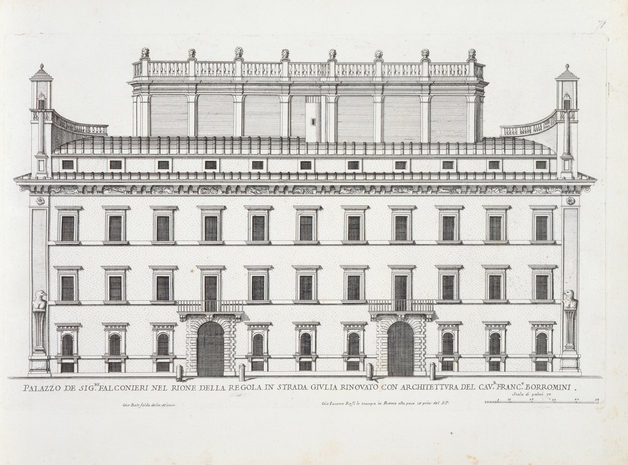 Palazzo Falconieri, Roma, da 