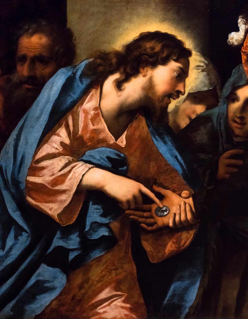 Il pagamento del tributo, 1650/60 circa (olio su tela) da Pietro (1605-78) Della Vecchia