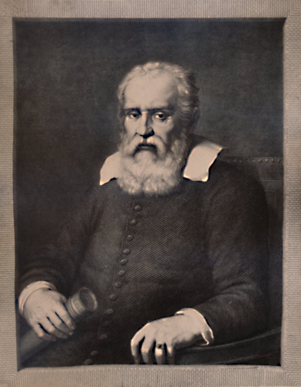 Galileo Galilei, scienziato italiano, fine XVIII o inizio XIX secolo 1894 da Pietro Antonio Leone Bettelini