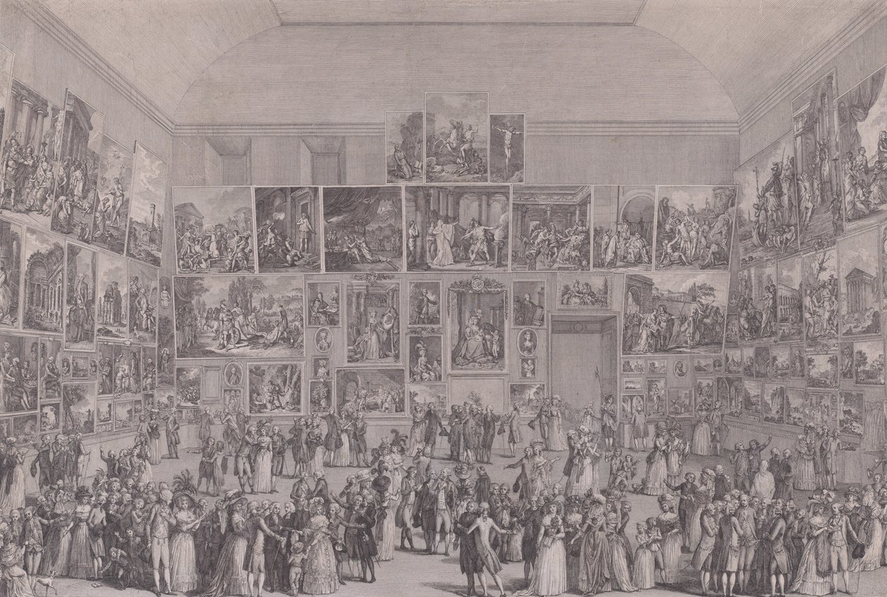 Esposizione al Salon du Louvre nel 1787 da Pietro Antonio Martini
