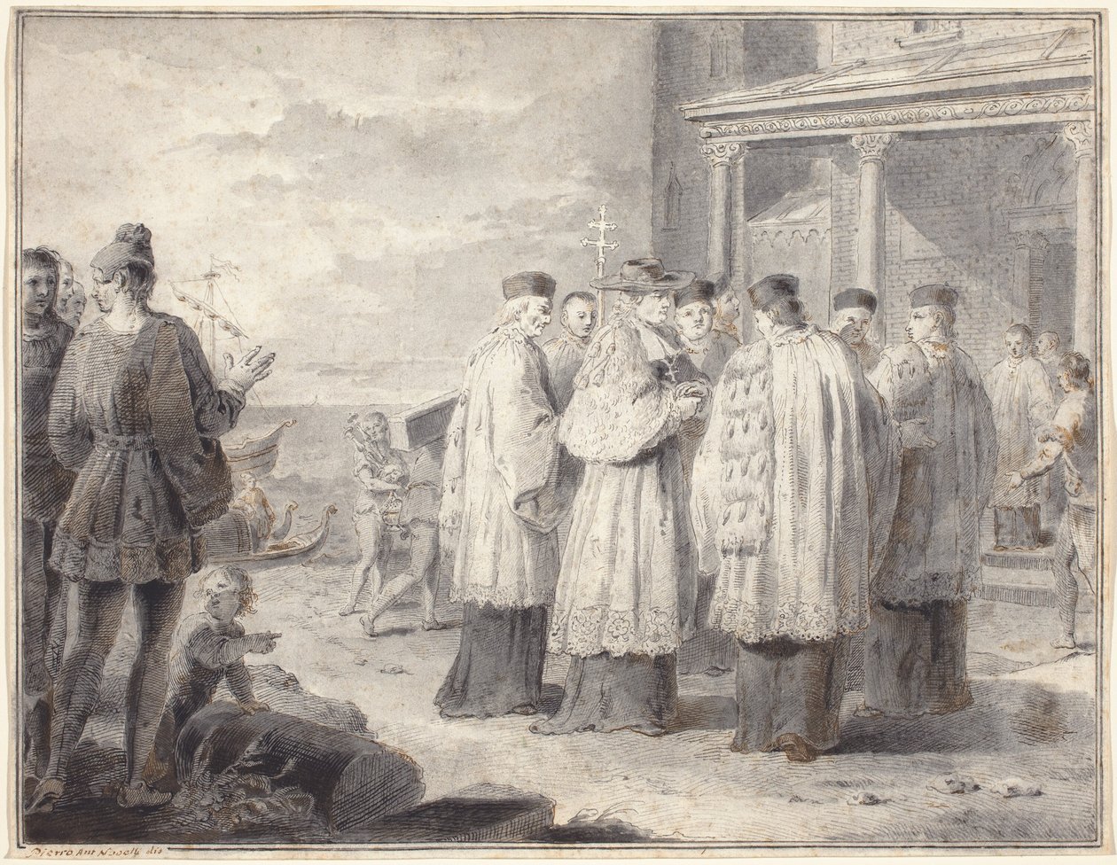 Paolino, cardinale e patriarca di Aquileia, trasferisce la sua sede a Grado da Pietro Antonio Novelli