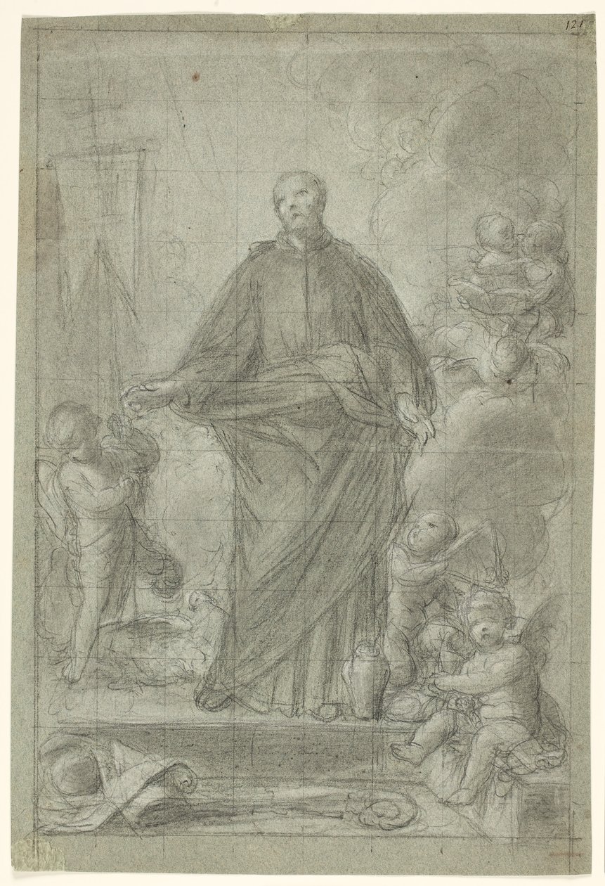 San Gaetano di Thiene (?) circondato da putti da Pietro Antonio de Pietri